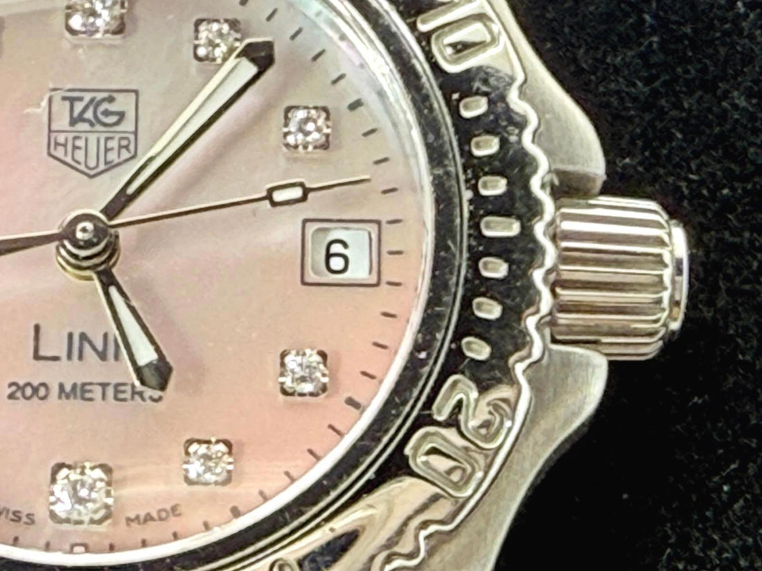 Tag Heuer Ladies Link MOP Pink with Diamonds Quartz 27mm Case