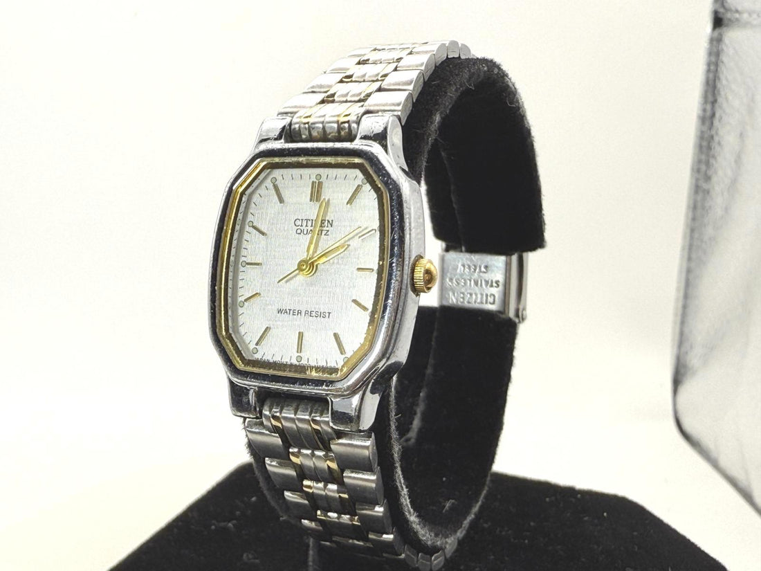 Citizen Ladies Quartz Watch Two Tone Silver Gold bracelet Water Resistant 20mm