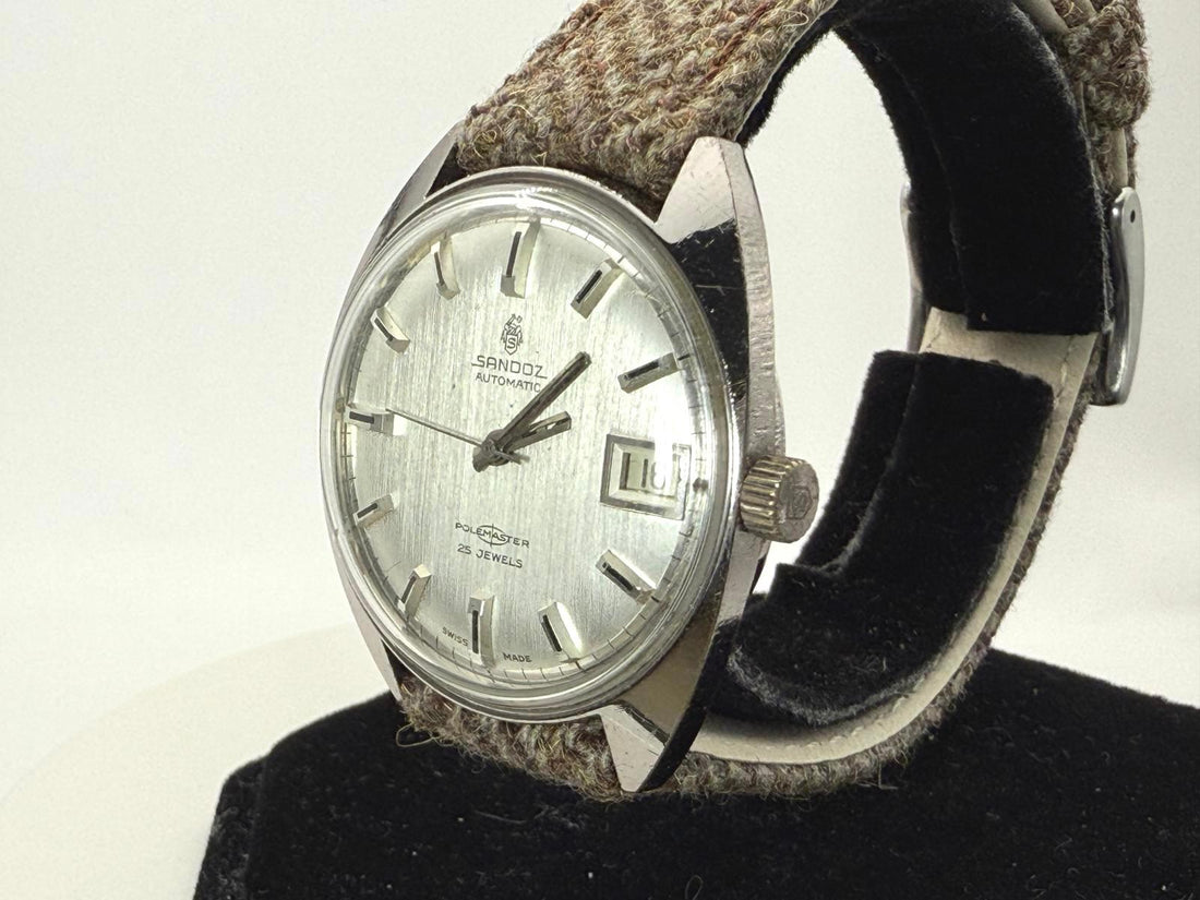 Sandoz Polemaster Automatic Swiss Made 34mm Case