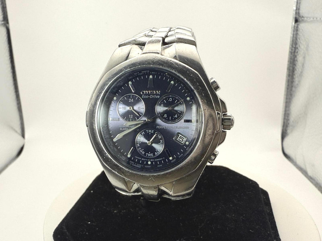 Citizen Eco Drive Chrono Perpetual Calendar E812-K00126 39mm Case