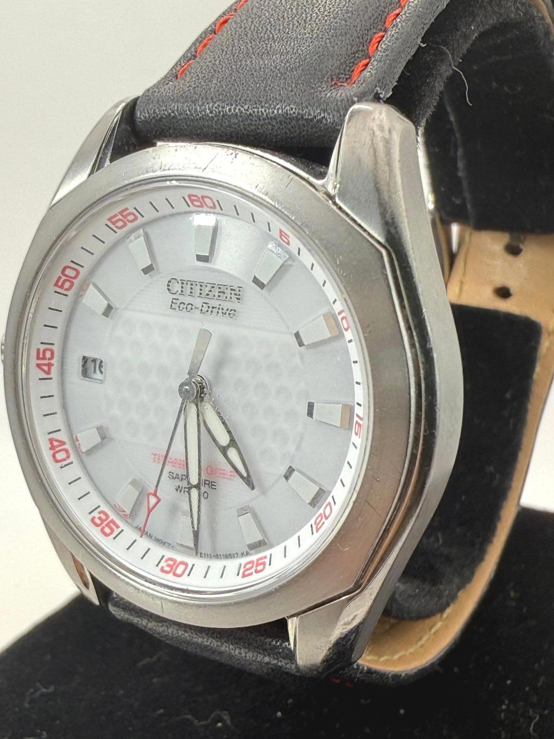 Citizen Eco Drive Golf E111-S080070 Quartz 34mm case Unisex